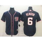 MLB Washington Nationals #6 Anthony Rendon Navy Cool Base Jersey