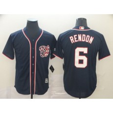 MLB Washington Nationals #6 Anthony Rendon Navy Cool Base Jersey