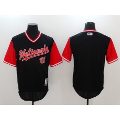 MLB Washington Nationals Blank Navy 2017 Players Weekend Jersey