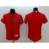 MLB Washington Nationals Blank Red Flexbase Jersey