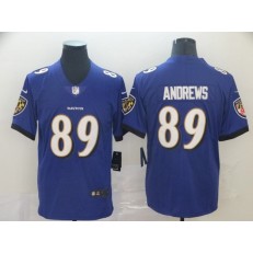 Baltimore Ravens #89 Mark Andrews Purple Vapor Untouchable Limited Nike NFL Men Jersey