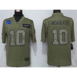 Buffalo Bills #10 Cole Beasley 2019 Olive Salute To Service Limited Nike NFL Men Jersey