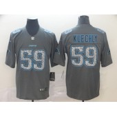 Carolina Panthers #59 Luke Kuechly Gray Camo Vapor Untouchable Limited Nike NFL Men Jersey