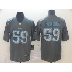 Carolina Panthers #59 Luke Kuechly Gray Camo Vapor Untouchable Limited Nike NFL Men Jersey
