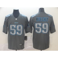 Carolina Panthers #59 Luke Kuechly Gray Camo Vapor Untouchable Limited Nike NFL Men Jersey