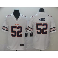 Chicago Bears #52 Khalil Mack White Team Logos Fashion Vapor Limited Nike NFL Men Jersey