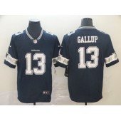Dallas Cowboys #13 Michael Gallup Navy Vapor Untouchable Limited Nike NFL Men Jersey