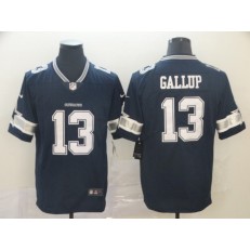 Dallas Cowboys #13 Michael Gallup Navy Vapor Untouchable Limited Nike NFL Men Jersey