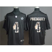 Dallas Cowboys #4 Dak Prescott Black Statue Of Liberty Limited Nike NFL Men Jersey