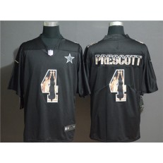 Dallas Cowboys #4 Dak Prescott Black Statue Of Liberty Limited Nike NFL Men Jersey