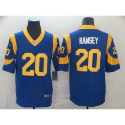 Los Angeles Rams #20 Jalen Ramsey Royal Vapor Untouchable Limited Nike NFL Men Jersey