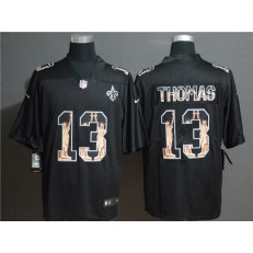 New Orleans Saints #13 Michael Thomas Black Statue Of Liberty Limited Nike NFL Men Jersey