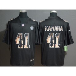 New Orleans Saints #41 Alvin Kamara Black Statue Of Liberty Limited Nike NFL Men Jersey