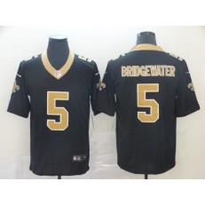 New Orleans Saints #5 Teddy Bridgewater Black Vapor Untouchable Limited Nike NFL Men Jersey