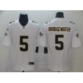 New Orleans Saints #5 Teddy Bridgewater White Vapor Untouchable Limited Nike NFL Men Jersey