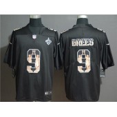 New Orleans Saints #9 Drew Brees Black Statue Of Liberty Limited Nike NFL Men Jersey