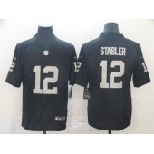Oakland Raiders #12 Ken Stabler Black Vapor Untouchable Limited Nike NFL Men Jersey