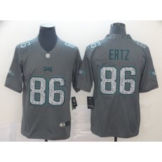 Philadelphia Eagles #86 Zach Ertz Gray Camo Vapor Untouchable Limited Nike NFL Men Jersey