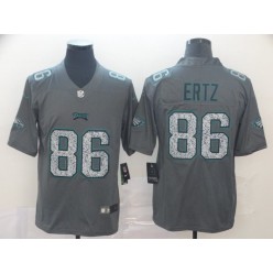 Philadelphia Eagles #86 Zach Ertz Gray Camo Vapor Untouchable Limited Nike NFL Men Jersey