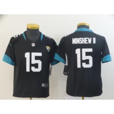 Youth Nike Jacksonville Jaguars #15 Gardner Minshew II Black Vapor Untouchable Limited Jersey