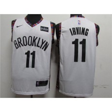 Brooklyn Nets #11 Kyrie Irving White Nike Swingman Jersey