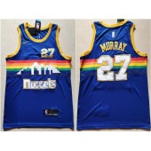 Denver Nuggets #27 Jamal Murray Blue Nike Swingman Jersey