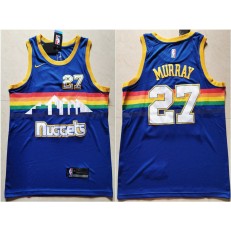 Denver Nuggets #27 Jamal Murray Blue Nike Swingman Jersey