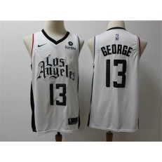 Los Angeles Clippers #13 Paul George White City Edition Nike Swingman Jersey