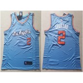Los Angeles Clippers #2 Kawhi Leonard Light Blue Nike Swingman Jersey