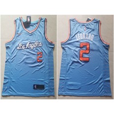 Los Angeles Clippers #2 Kawhi Leonard Light Blue Nike Swingman Jersey