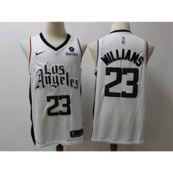 Los Angeles Clippers #23 Lou Williams White City Edition Nike Swingman Jersey
