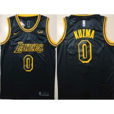 Los Angeles Lakers #0 Kyle Kuzma Black Nike City Edition Swingman Jersey