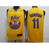 Golden State Warriors #11 Klay Thompson Blue 2020 New Nike Swingman Jersey