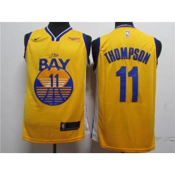 Golden State Warriors #11 Klay Thompson Blue 2020 New Nike Swingman Jersey