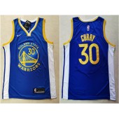 Golden State Warriors #30 Stephen Curry Blue Nike Swingman Jersey