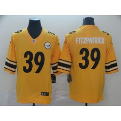 Pittsburgh Steelers #39 Minkah Fitzpatrick Yellow Inverted Legend Limited Nike NFL Men Jersey