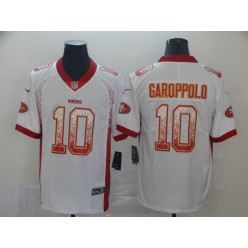 San Francisco 49ers #10 Jimmy Garoppolo White Drift Fashion Limited Nike NFL Men Jersey