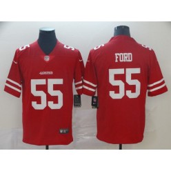 San Francisco 49ers #55 Dee Ford Red Vapor Untouchable Limited Nike NFL Men Jersey