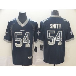 Dallas Cowboys #54 Jaylon Smith Navy Drift Fashion Limited Nike NFL Men Jersey