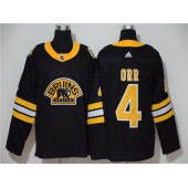 Boston Bruins #4 Bobby Orr Black 3rd Adidas Jersey