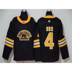 Boston Bruins #4 Bobby Orr Black 3rd Adidas Jersey