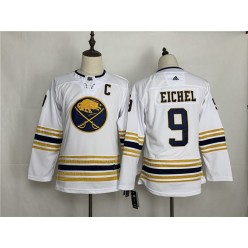 Buffalo Sabres #9 Jack Eichel White Youth 50th Anniversary Adidas Jersey