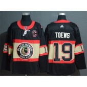 Chicago Blackhawks #19 Jonthan Toews Premier Black New Third Adidas Jersey