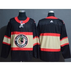 Chicago Blackhawks Blank Premier Black New Third Adidas Jersey