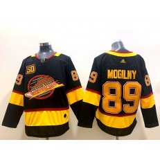Vancouver Canucks #89 Alexander Mogilny Black 50th Anniversary Adidas Jerseys