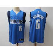 Dallas Mavericks #6 Kristaps Porzingis Blue Nike Swingman Jersey