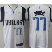 Dallas Mavericks #77 Luka Doncic White Nike Swingman Jersey