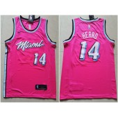 Miami Heat #14 Tyler Herro Pink City Edition Nike Swingman Jersey