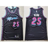 Miami Heat #25 Kendrick Nunn Black Nike Swingman Jersey