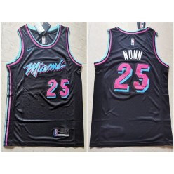 Miami Heat #25 Kendrick Nunn Black Nike Swingman Jersey